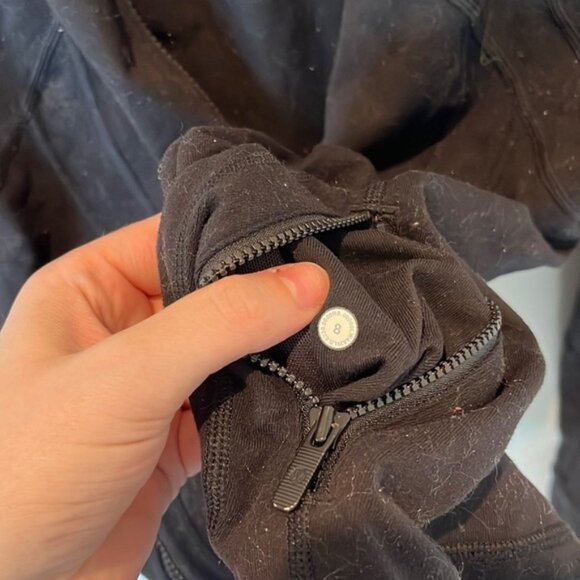 Lululemon Define Jacket Size 8 Black Full Length - Picture 5 of 8